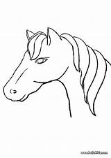 Horse Head Coloring Pages Face Cavalo Desenho Color Drawing Hellokids Printable Print Getcolorings Animal Tiny sketch template