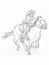 Cowgirls Mycoloring Getcolorings sketch template