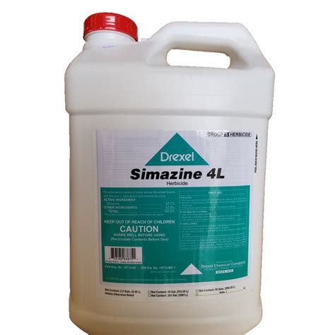 Simazine 4l Drexel 2 5 Gallon Pre Emergent Herbicide For Broadleaf And