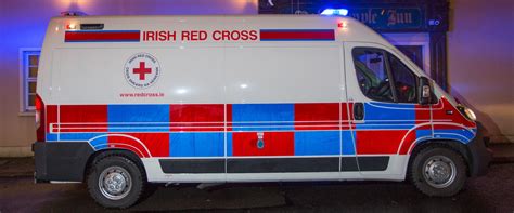 mayor launches newest irish red cross ambulance in