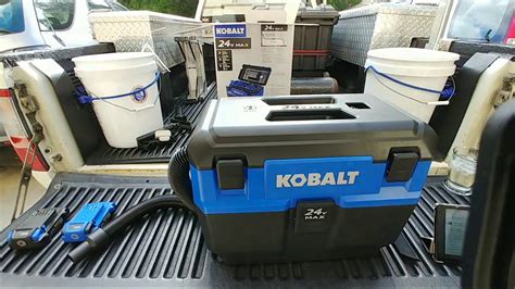 First Look Kobalt 24 Volt Max 3 Gallon Vacuum Youtube