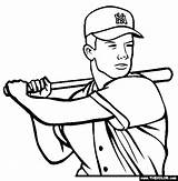 Coloring Mantle Derek Jeter Mickey Pages Drawing People Famous Clipartmag sketch template