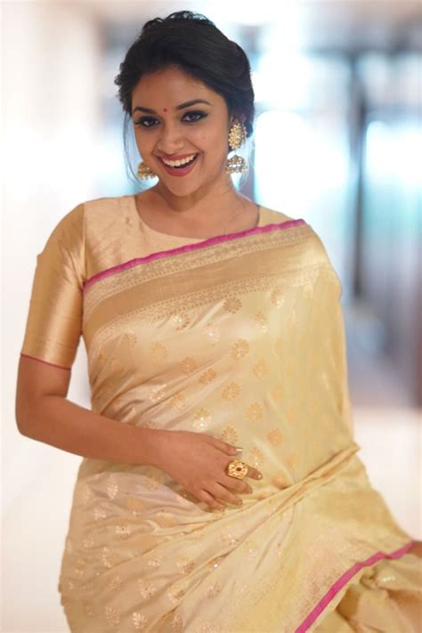 Traditional Indian Saree Keerthy Suresh Indian Sari Dress Saree