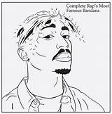 Coloring Book Rapper Rap Pages Idea Holiday Gift Vulture Color Tupac 2pac Adult Dots Funny Famous Adults sketch template