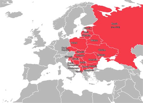 map  eastern europe