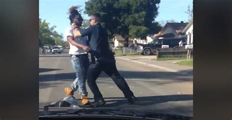 officer s confrontation with a pedestrian caught on video spurs