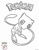 Mew Pokemone Youngandtae Imprimé Superfuncoloring Pok sketch template