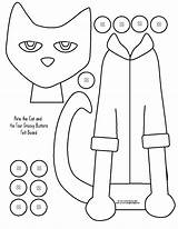 Pete Cat Buttons Groovy Templates Four Button His Coloring Board Felt Template Activities Clipart Preschool Flannel Cats Makinglearningfun Shoes Stories sketch template