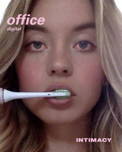 sydney sweeney sexy in panties for office magazine