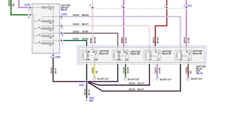 wiring diagram  ford super duty upfitter switch