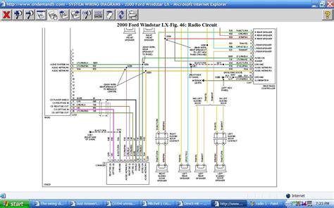 2001 Ford Mustang Radio Wiring Diagram Images