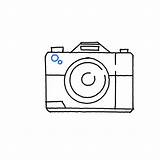 Camera Draw Drawing Flash Shutter Easy Add Two Circle Face Front Small Drawinghowtos Dial sketch template