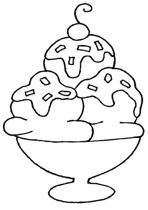 coloring pages ice cream cone coloring page