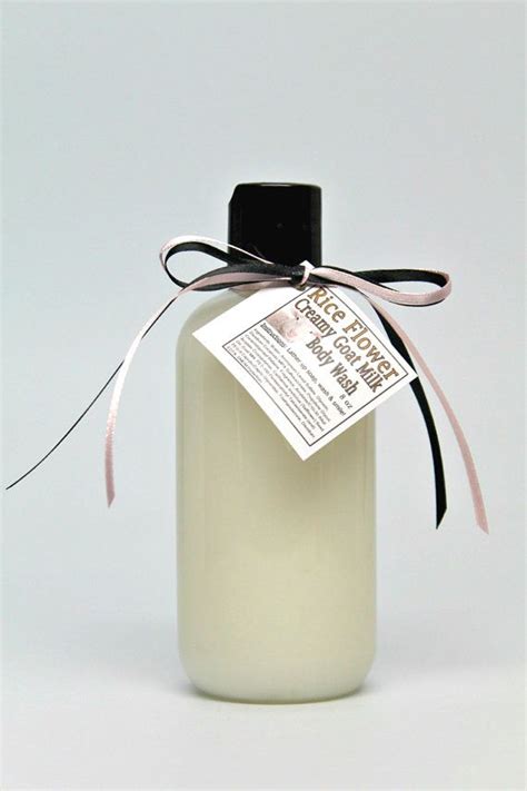 Rice Flower Creamy Goat Milk Body Wash Bubbly Liquid Soap