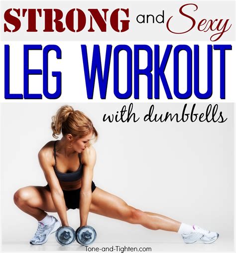 At Home Leg Workout With Dumbbells Site Title