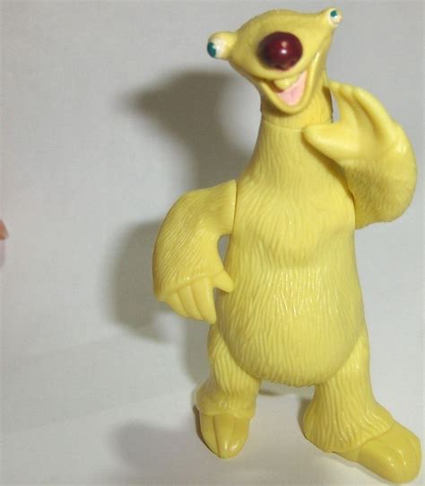Mcdonalds Toy Ice Age Sid Sloth Talking Toy Pvc Action
