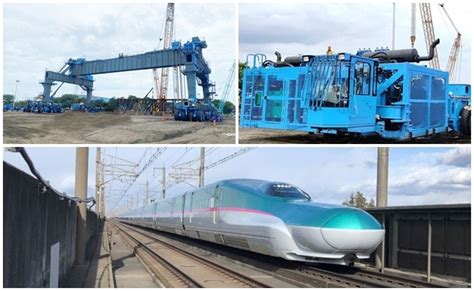 mumbai ahmedabad bullet train project full span launching equipment