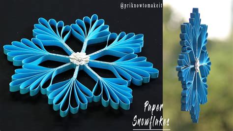 3d Snowflake Paper Snowflake How To Make 3d Paper Snowflakes For