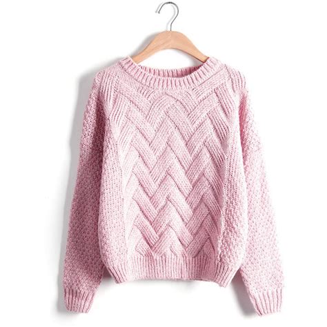 knitted sweater 2017 autumn winter fashion designer twist chunky cable