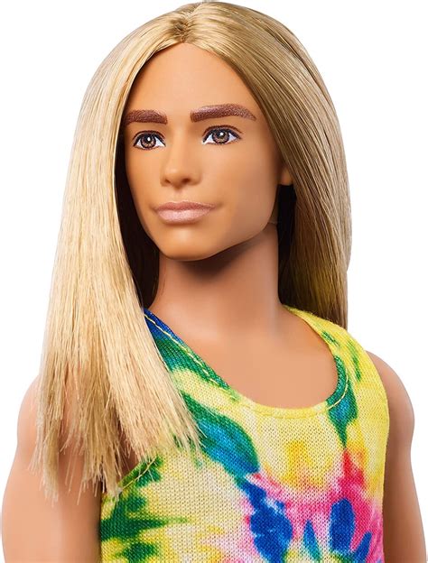 barbie fashionistas ken doll  long blonde hair