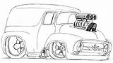 Rod Coloring Hot Book Pages Colouring Cars Truck Ppg Rat Rods Ford Drawing Car Print Template Motor Van Trucks Choose sketch template
