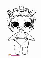 Lol Coloring Pages Dolls Queen Getcolorings Kitty Doll Lil Cosmic Colorings Printable Color Getdrawings sketch template