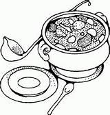 Soup Coloring Pages Bowl Drawing Tureen Pot Printable Food Getdrawings Kids Related Coloringhome Getcolorings Color Popular sketch template