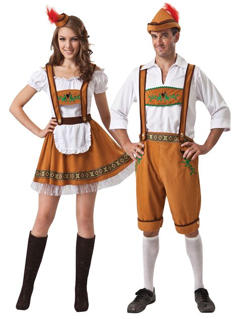 mens damas oktoberfest bávaro fancy dress costume parejas traje de