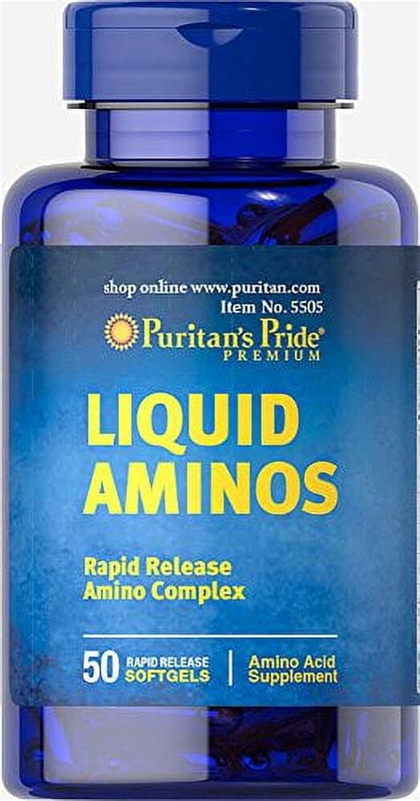 Puritans Pride Liquid Aminos 50 Softgels