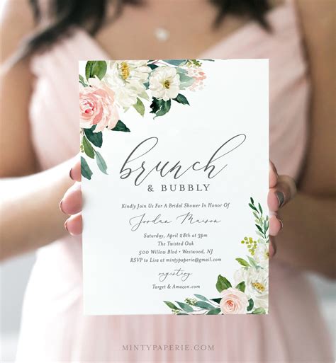 printable wedding shower invitations