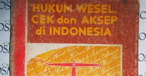 jual buku hukum wesel cek  aksep  indonesia osman buku