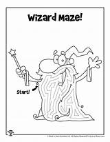 Wizard Mazes Maze sketch template