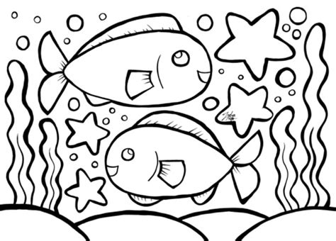 fish coloring page  printable coloring pages