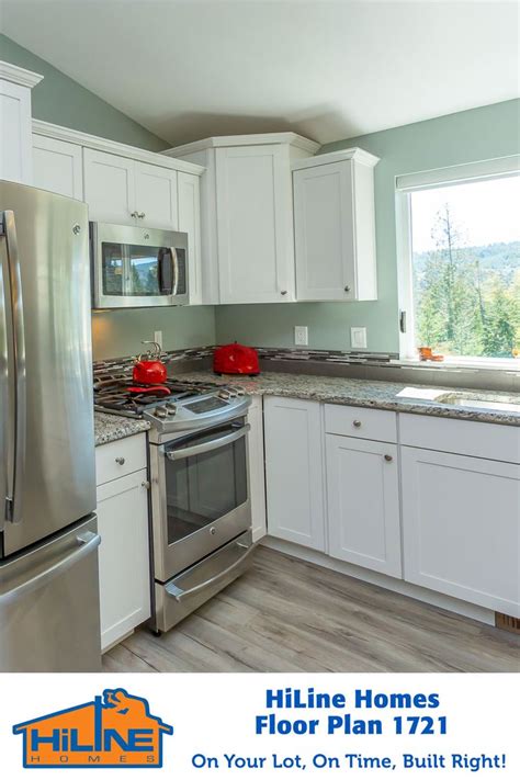 kitchen  white cabinets  stainless steel appliances  featured   ad  hiline homes