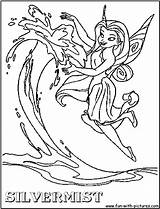 Disney Pages Silvermist Coloring Fairy Getcolorings Stunning sketch template