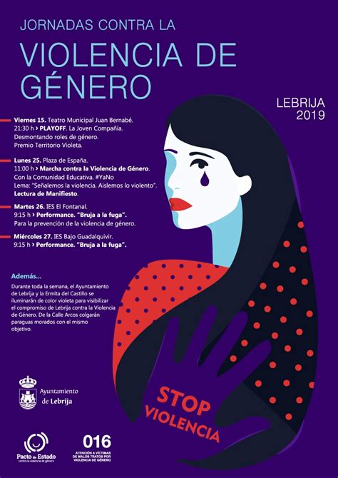 Cartel De La Semana Contra La Violencia De Género De La Uned Dénia