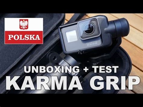 gimbal gopro karma grip unboxing test pl youtube