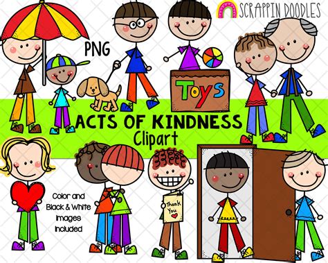 acts  kindness clipart doodle boys clipart holding etsy uk