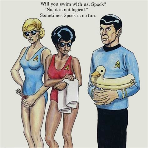 geek art gallery illustration fun with kirk and spock