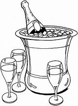 Champagne Colorare French Szampan Disegni Bottle Francia Kolorowanki Kolorowanka Anniversaire Francesi Francese Druku Frances Bambini Francja Printable święta Verre sketch template