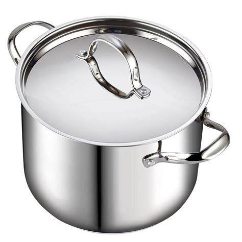 cooks standard  qt stainless steel stock pot   home depot