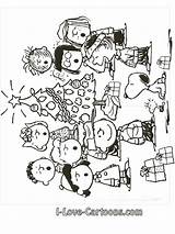 Coloring Pages Christmas Charlie Brown Peanuts Snoopy Children Clipart Caroling Printable Printables Woodstock Adult Popular Library sketch template