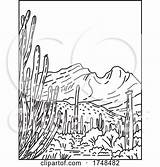 Monument Sonoran Organ Pipe Located sketch template