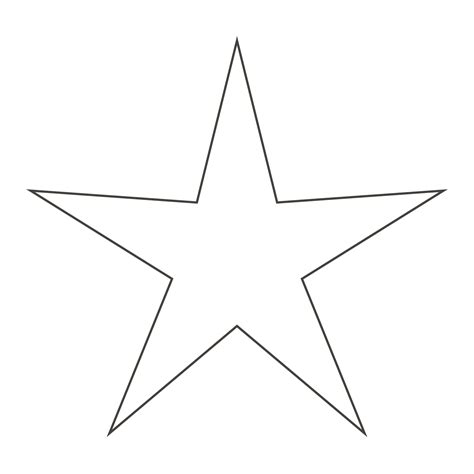 printable   star template printable templates