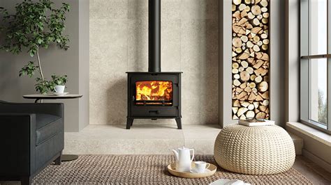 stovax county  wide fixed grate wood burning multi fuel stoves