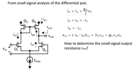 differential pair  current mirror load electrical engineering stack exchange