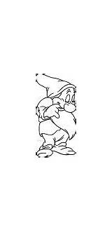 Snow Coloring Disney Bashful Wecoloringpage sketch template