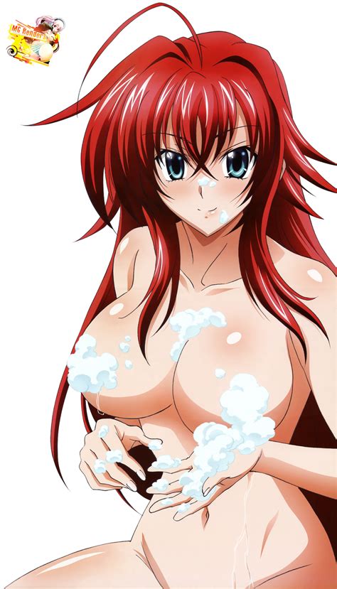 high school dxd rias gremory render 64 ecchi naked anime png image without background