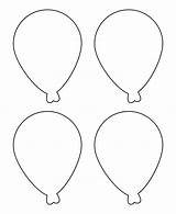 Balloon Printablee Cutouts sketch template