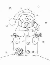 Snowman Digi Dearie Stamps Dolls Blogthis Email Twitter sketch template